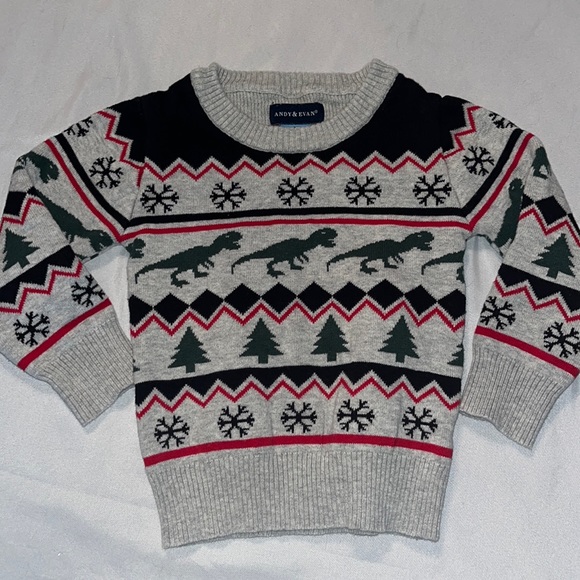 Andy & Evan Christmas Sweater 2T - Picture 1 of 4